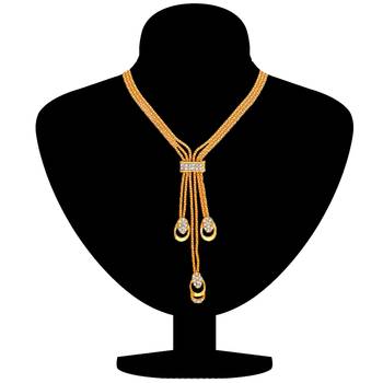 White crystal necklaces 2