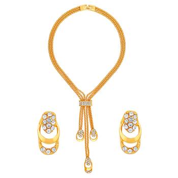 White crystal necklace-sets 1