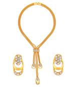 White crystal necklace-sets