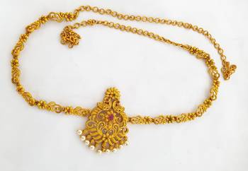 Gold bridal-kamarband 1