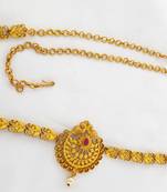 Gold bridal-kamarband