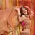 Peach Heavy thread, foil mirror, beads, dori Embroidered pure organza Semi Stitched bridal lehenga