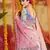 Grey Heavy zarkan, foil mirror, thread Embroidered pure organza Semi Stitched bridal lehenga