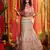 Light chiku Heavy zarkan, foil mirror, dori, thread Embroidered pure organza Semi Stitched bridal lehenga
