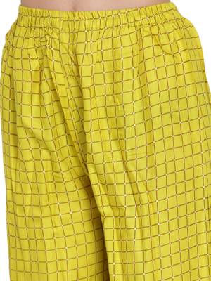 Lime printed rayon kurtas-and-kurtis 5
