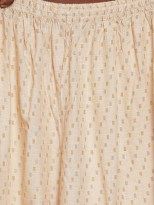 Beige printed rayon kurtas-and-kurtis 5