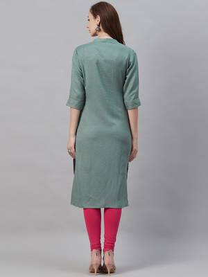 Blue printed liva ethnic-kurtis 2