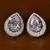 Rhodium Plated American Diamond Embellished Designer Stud 216ED405