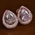 Rose Gold Plated American Diamond Embellished Designer Stud 216ED413