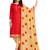 Red plain cotton salwar