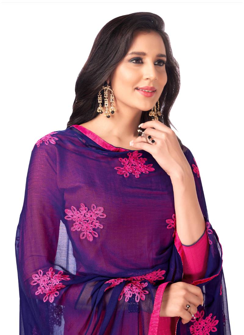 Pink - Plain Cotton Women Salwar 18