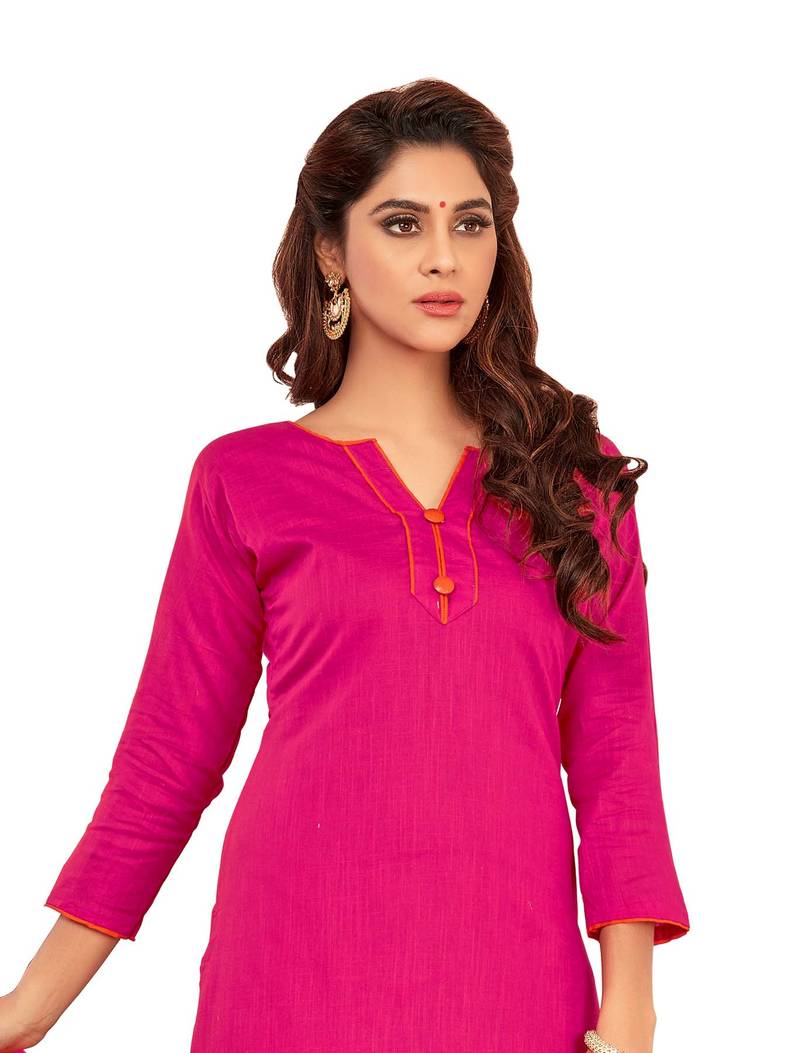 plain pink salwar suit
