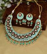 Turquoise necklace-sets