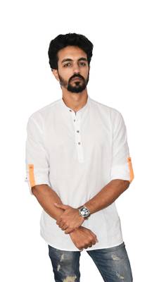 White plain khadi men-kurtas 1