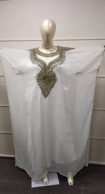 Traditional Algerian Dress Cocktail Party Wear Hand Embroidered Custom Made 1034 1