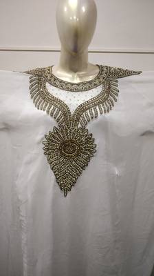 Traditional Algerian Dress Cocktail Party Wear Hand Embroidered Custom Made 1034 2