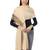 Wool stoles with Suede Tassel