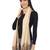 Wool stoles with Suede Tassel