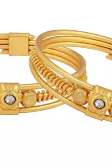 Gold bangles-and-bracelets