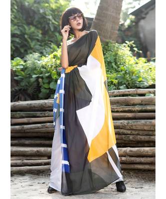 Mash-up georgette digital printed_sarees 2