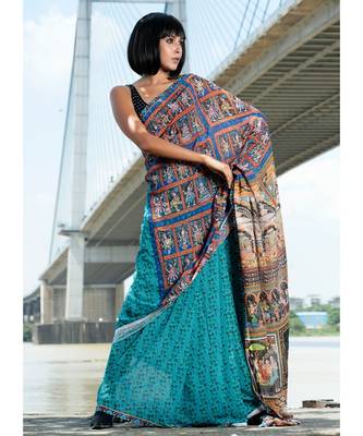 Maya georgette digital printed_sarees 1