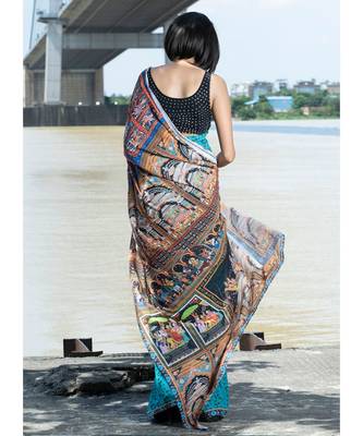 Maya georgette digital printed_sarees 3