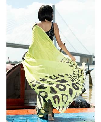 Fierce georgette digital printed_sarees 3