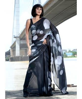 City Lights georgette digital printed_sarees 1