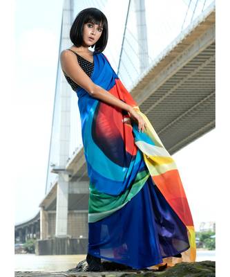 Radiance georgette digital printed_sarees 1