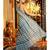 Blue Ombre Blended Georgette Saree With Golden Printed Stripes georgette_sarees