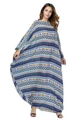 JSDC Women's Turkish Moss Casual Wear Kaftan 3