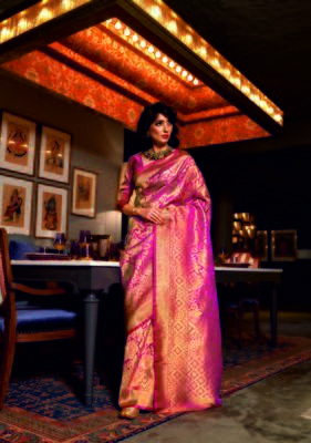 Aurima Nylon Silk Embroidered Saree For 1