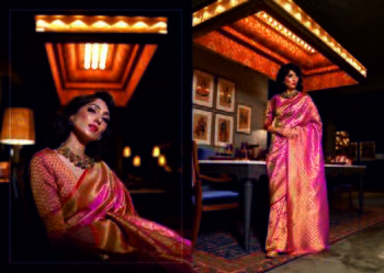 Aurima Nylon Silk Embroidered Saree For 3
