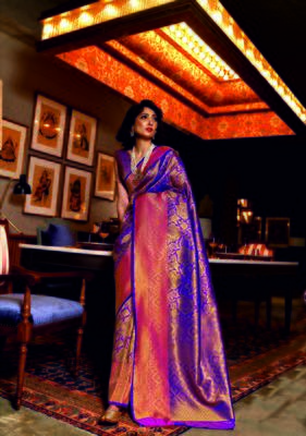 Aurima Nylon Silk Embroidered Saree For 1