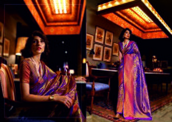Aurima Nylon Silk Embroidered Saree For 3