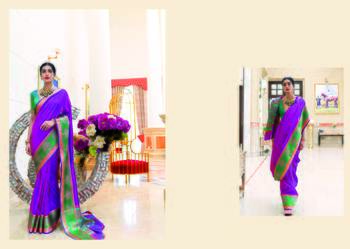 Aurima Crystle Silk Designer Saree For Women 3