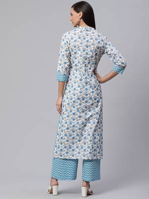 White printed cotton kurtas-and-kurtis 2