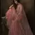 Enchanting Pink sequins embroidered net fabric sharara suit