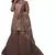 Purple sequins embroidered net sharara suit