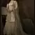 Beige sequins embroidered net sharara suit