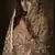 Beige Net Sharara Suit Sequin Embroidery
