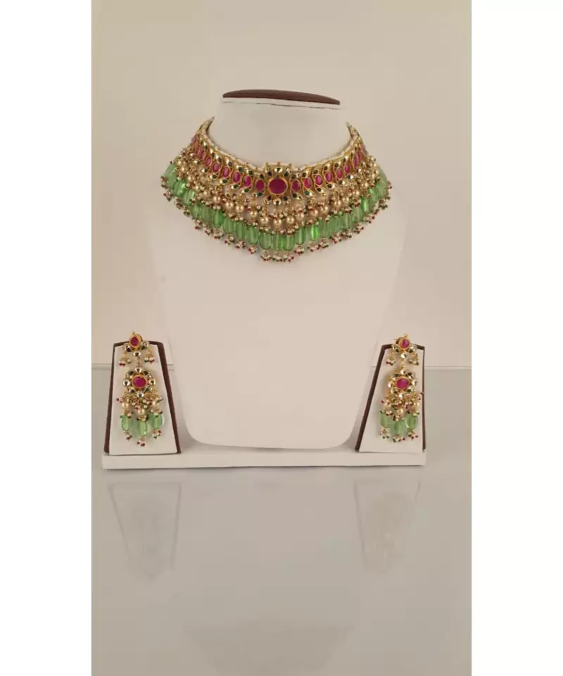 MULTI COLOR KUNDAN CHOKER