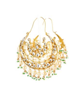 Gold Plated Chand Baali Earrings 1