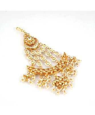 Gold Plated Kundan Fish Passa 1
