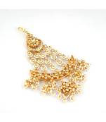 Gold Plated Kundan Fish Passa