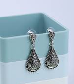 Exclusive Oxidised silver Party Wear Dangle Earring For Women Girl