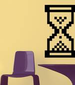 Hour glass wall decal