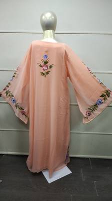 Royal Hand Paint Party Evening Dress Arabic Egypt Kaftan Maxi Gown Farasha 5718 3