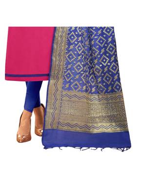 Pink embroidered cotton salwar 3