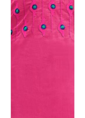 Pink embroidered cotton salwar 4